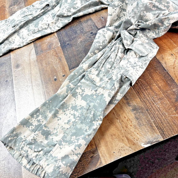 US ARMY Combat Uniform Pants Trousers Mens MEDIUM REGULAR Digital Camo Ripstop - Picture 7 of 13